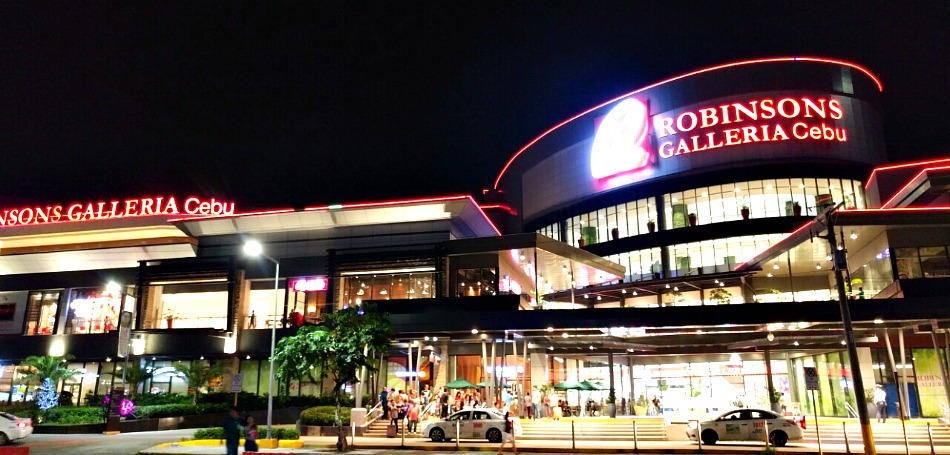 robinsons galleria front evening view